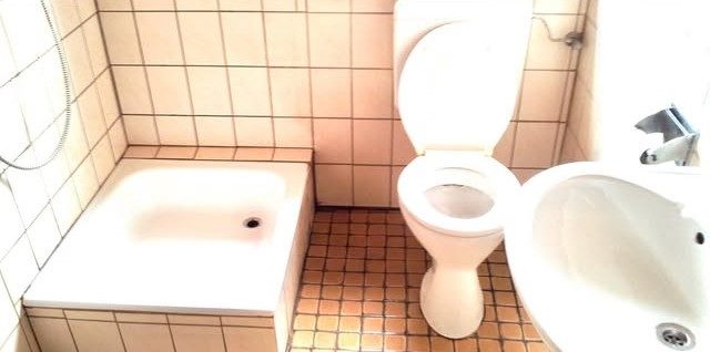 Badezimmer nachher gründlich gereinigt